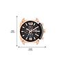 Diesel Overflow Black Leather Strap Chronograph DZ4297
